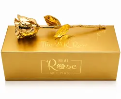 24K Gold Plated Rose - 7" 