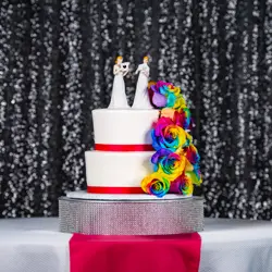 6" x 8" Divine Wedding Cake 