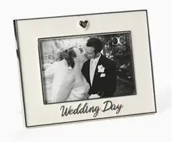 Mr. and Mrs. Frame with Crystal Heart 4x6 - Copy