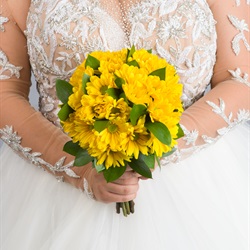 Daisy Cluster Hand Tied Bouquet