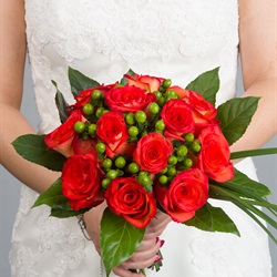 Tropical Twelve Rose Bouquet