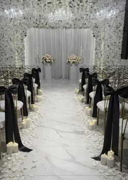 Chapel Bow Pew Marker 