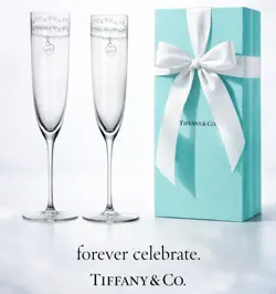 Tiffany & Co. | Return to Tiffany Champagne Flutes 