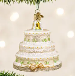 Wedding Cake Ornament 