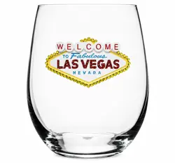 Welcome to Las Vegas Stemless Wine Glass  