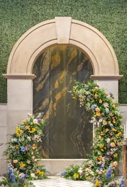 Silk Wildflower Alter Pieces - Ceremony Rental  